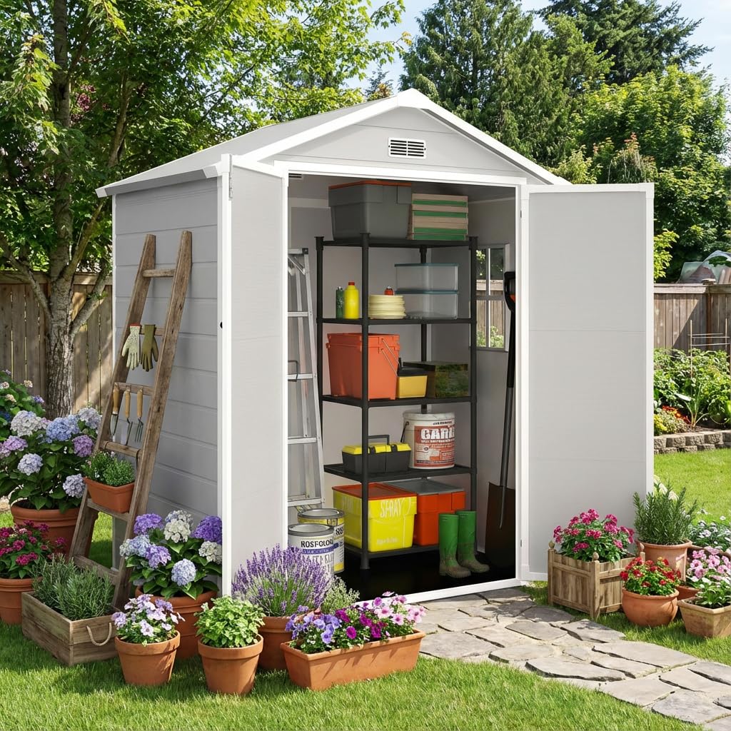 Uv Resin - Outdoor Storage Shed 6×4ft Waterproof UV