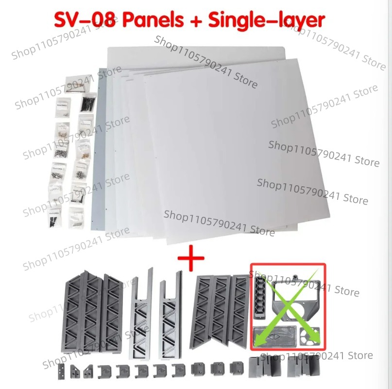 Full PC Enclosure Kit Single L - đánh giá và giá Enclosure 3D Printer