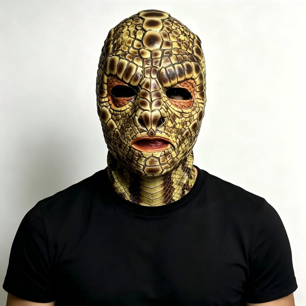Realistic Snake Monster Mask L - đánh giá và giá Cobra Extruder
