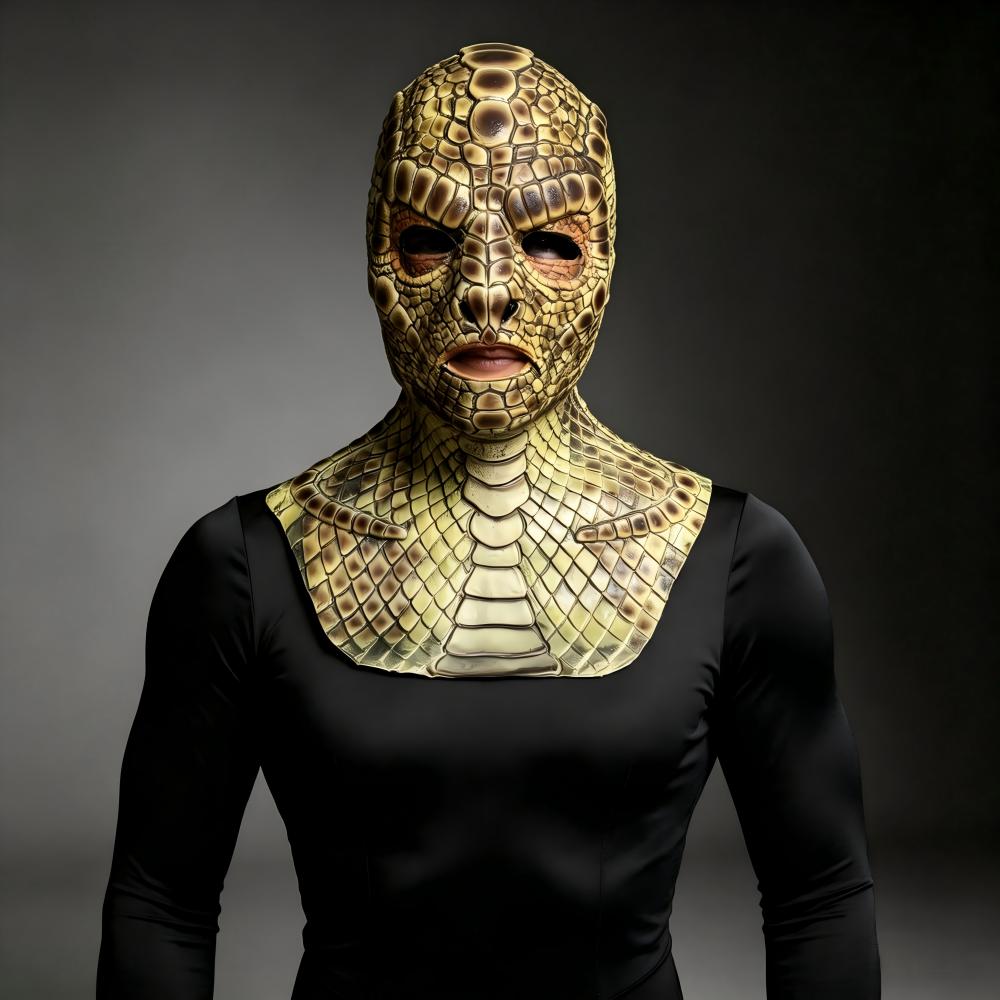 Realistic Snake Monster Mask L - đánh giá và giá Cobra Extruder