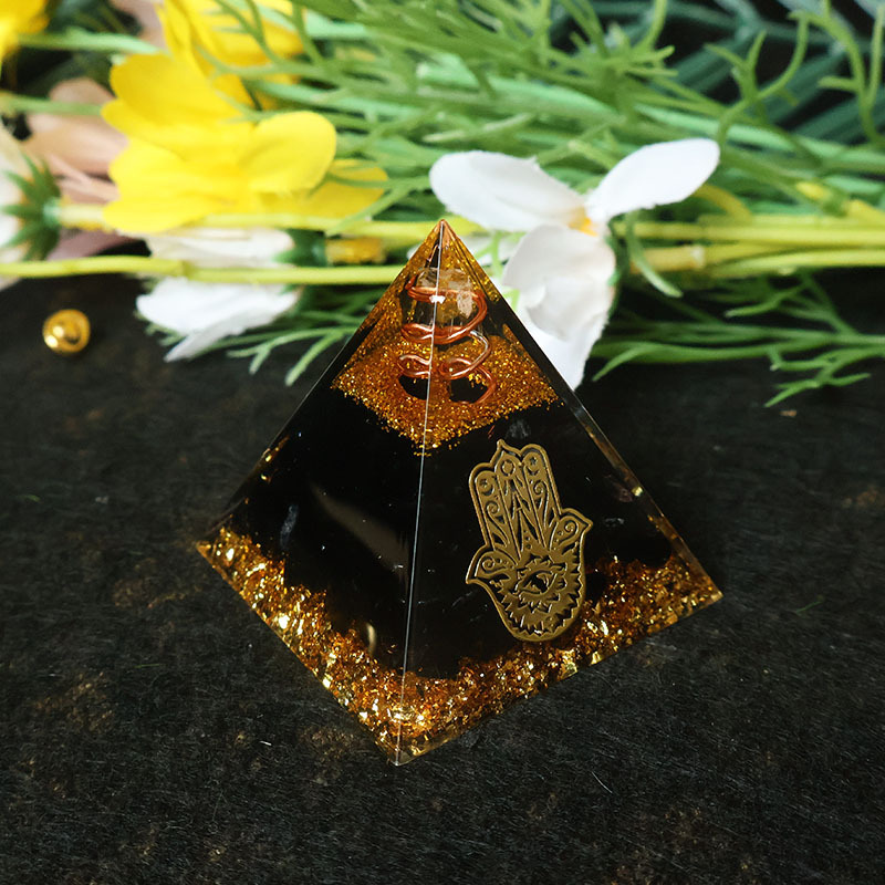 Hamsa Hand Resin Crystal Pyram - đánh giá và giá Resin