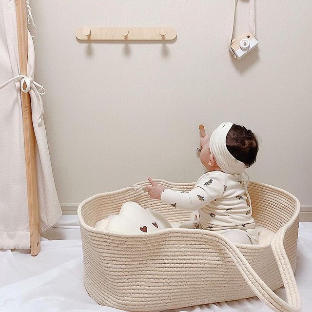 Ins Wind New Cotton Rope Woven - đánh giá và giá Carriage Bed