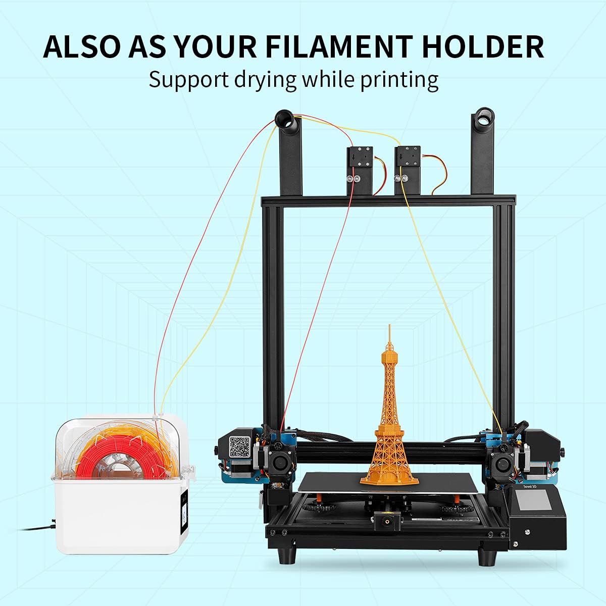 Sovol Filament Dryer 2023, SH0 - đánh giá và giá Enclosure 3D Printer