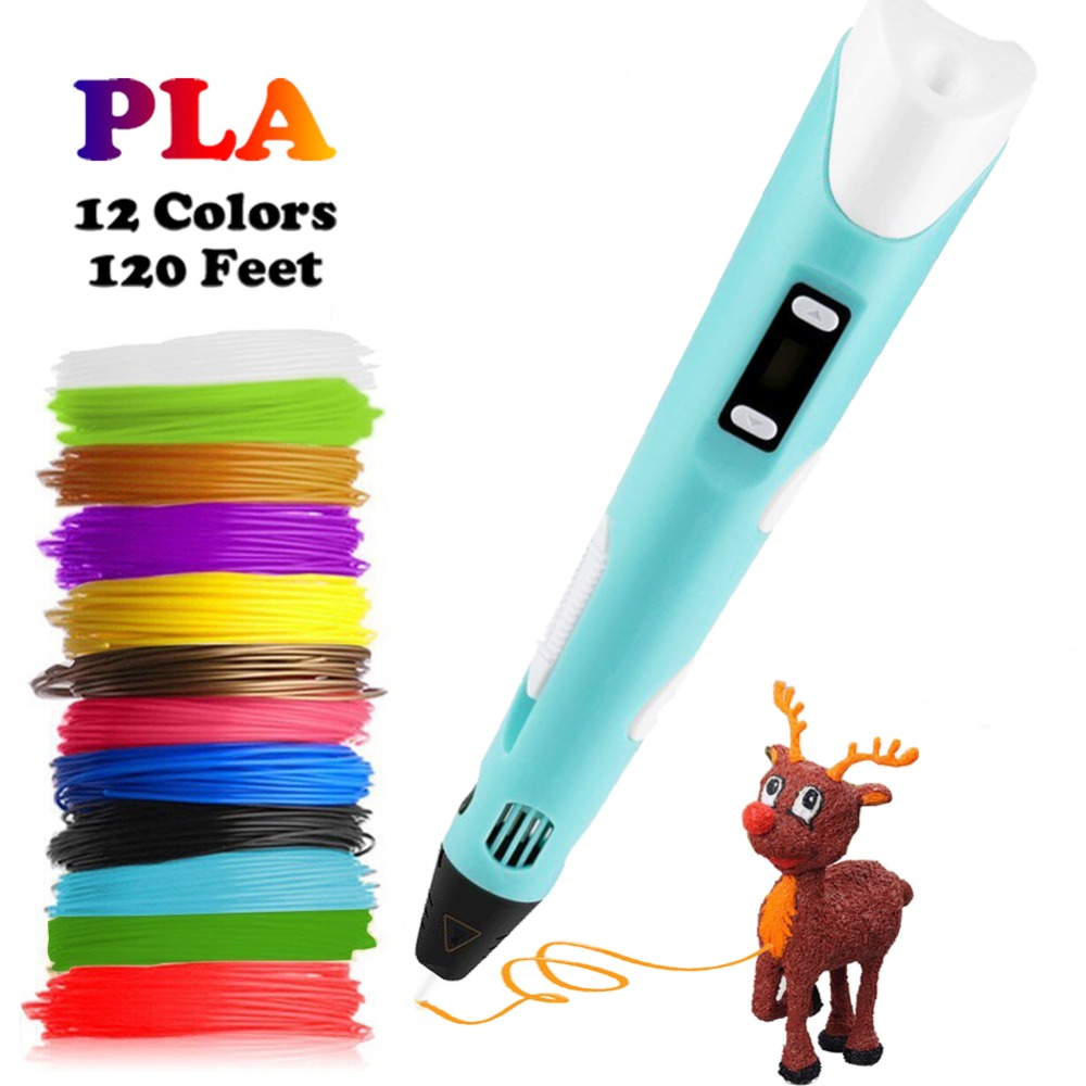 Dikale 3D Bút Màn Hình LED DIY - đánh giá và giá Pla Filament
