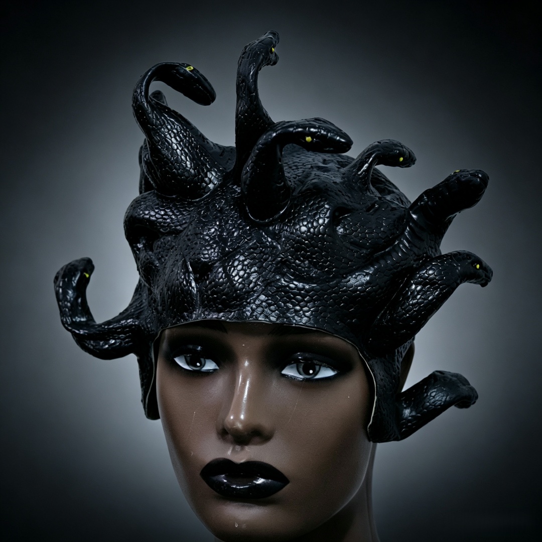 Medusa Latex Wig Mask, Horror  - đánh giá và giá Cobra Extruder