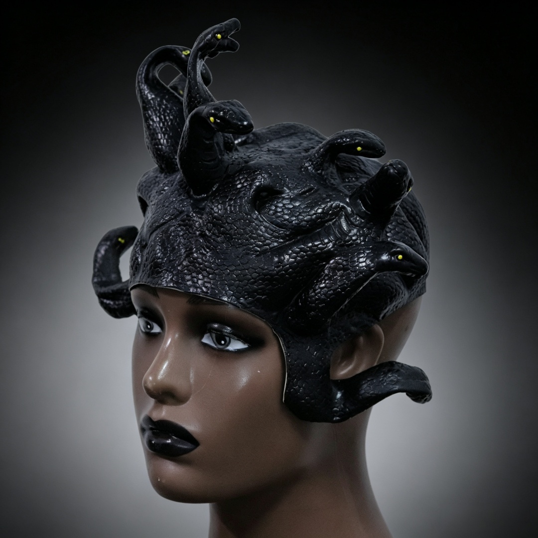 Medusa Latex Wig Mask, Horror  - đánh giá và giá Cobra Extruder