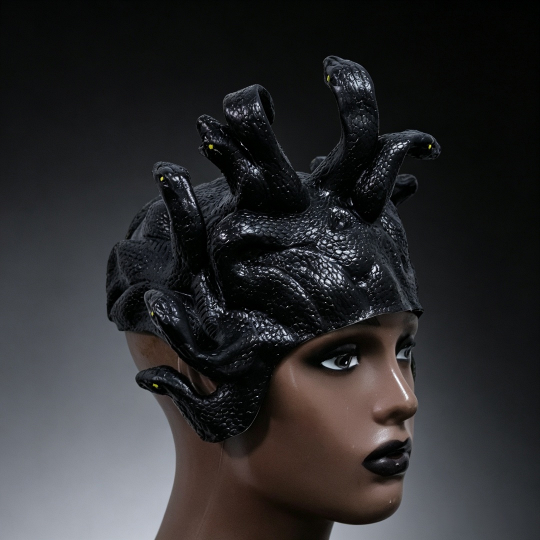 Medusa Latex Wig Mask, Horror  - đánh giá và giá Cobra Extruder