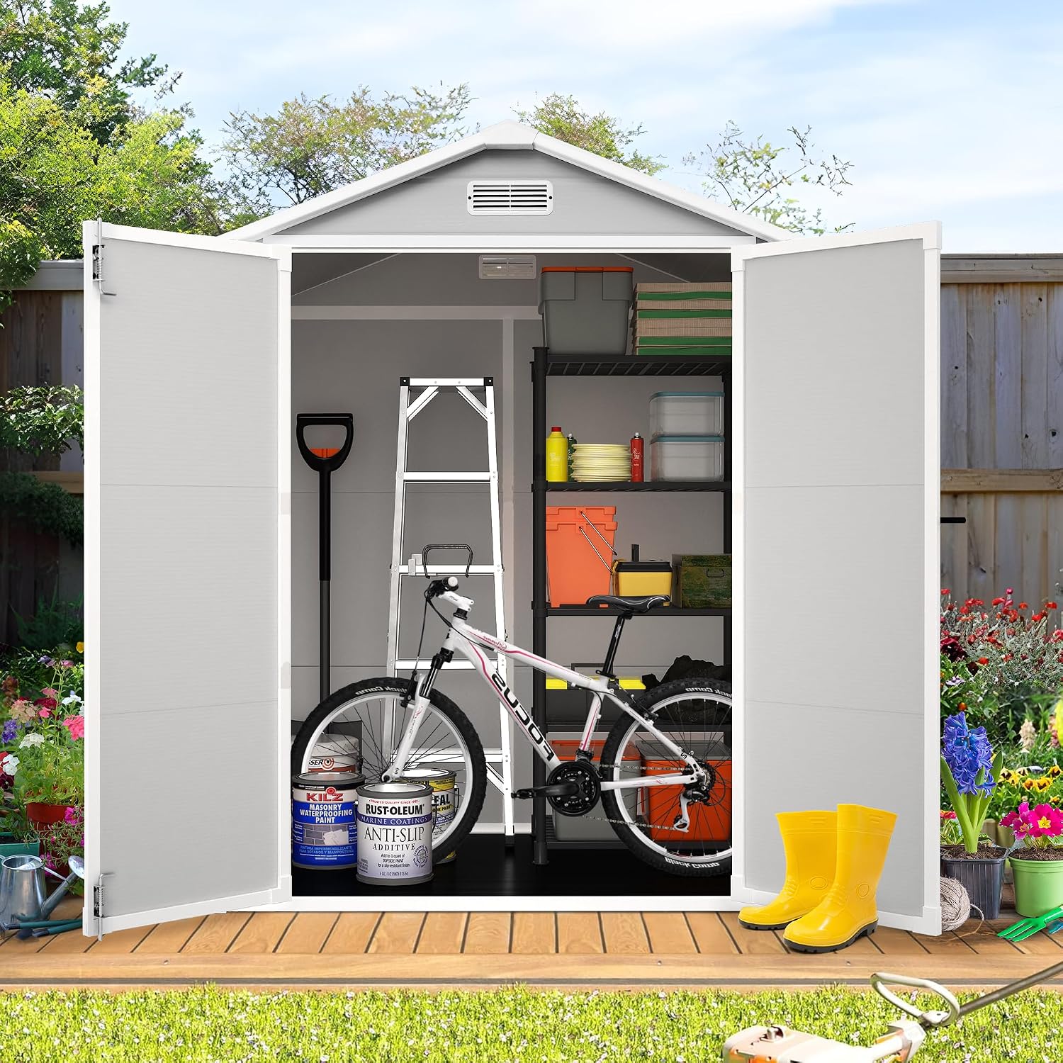 Outdoor Storage Shed 6×4ft Wat - đánh giá và giá Uv Resin